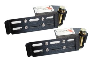 Jeep Wrangler Unlimited JLU Foot Pegs - Fishbone Offroad - Textured Powder Coat - Black - `18-`27